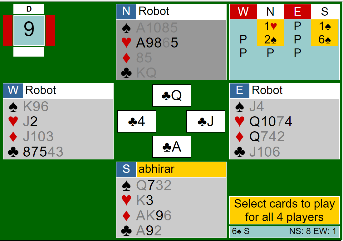 My Bridge Hands A crossruff squeeze