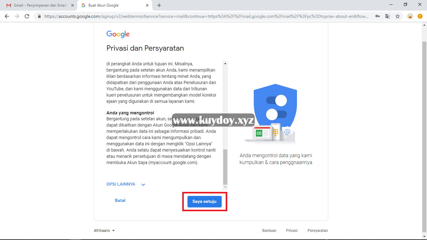 Cara Membuat Akun Gmail Tanpa Verifikasi No HP di PC Terbaru 2019