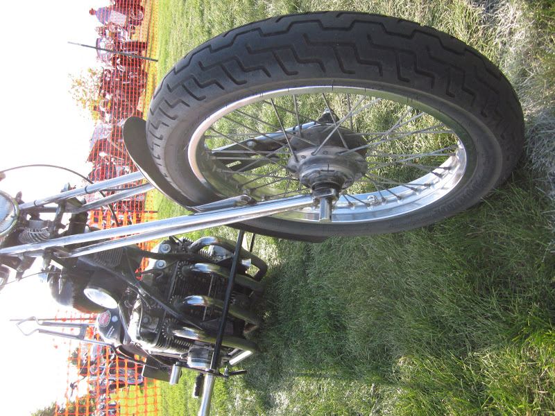 OldMotoDude: Honda CB750 SOHC Chopper at 2012 Hogs and Dogs in West