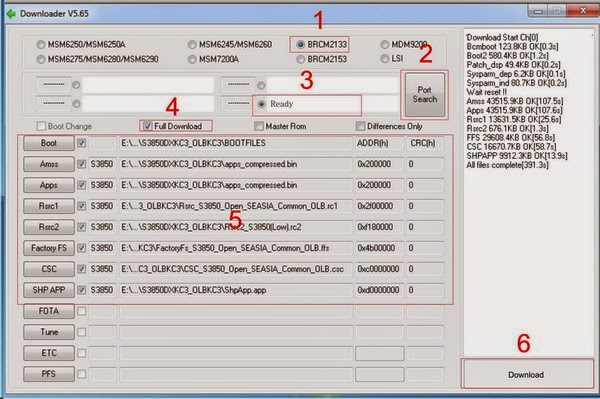 gts3850 flash file fw