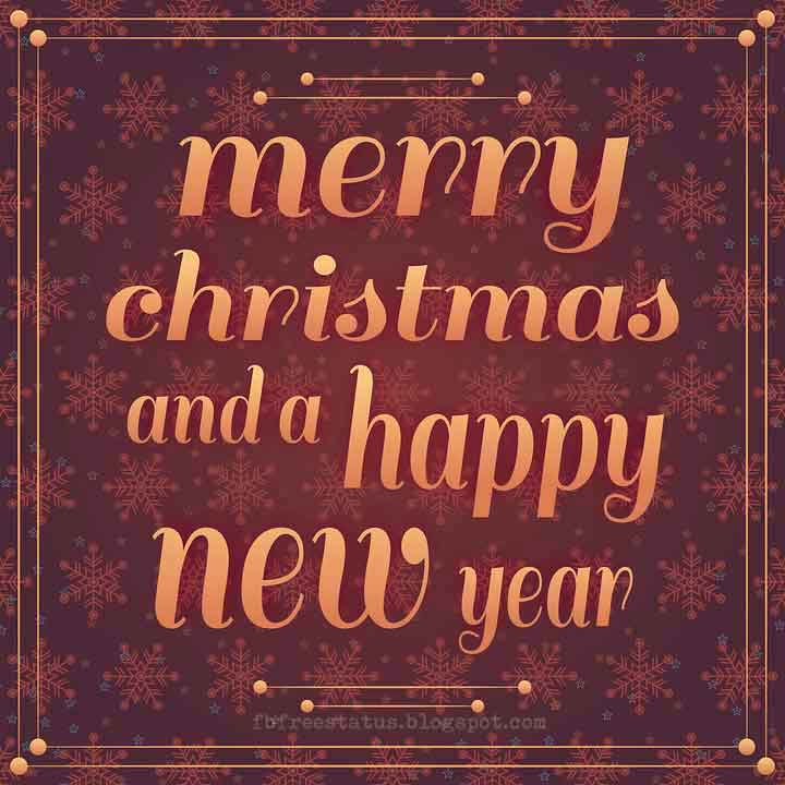Merry Christmas and Happy New Year Wishes with Images