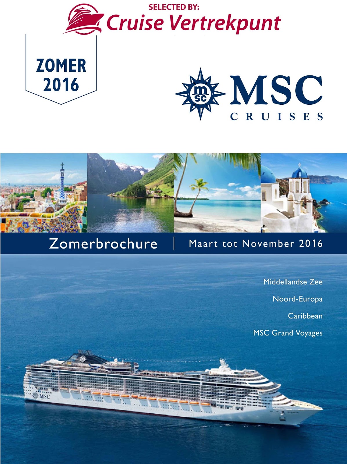 Oktober Cruisemaand, MSCcruise aanbiedingen