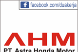 Info Lowongan Kerja PT Astra Honda Motor (AHM) Terbaru September 2015