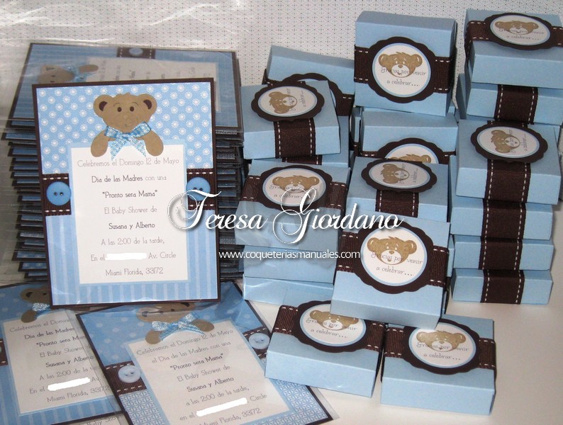 Coqueterias Manuales Baby Shower De Osos
