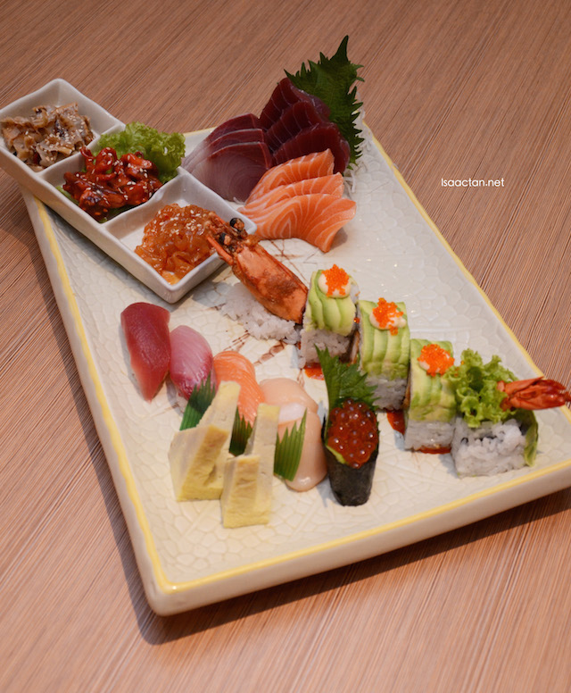 Chef’s Sashimi & Sushi Combo Platter - RM85