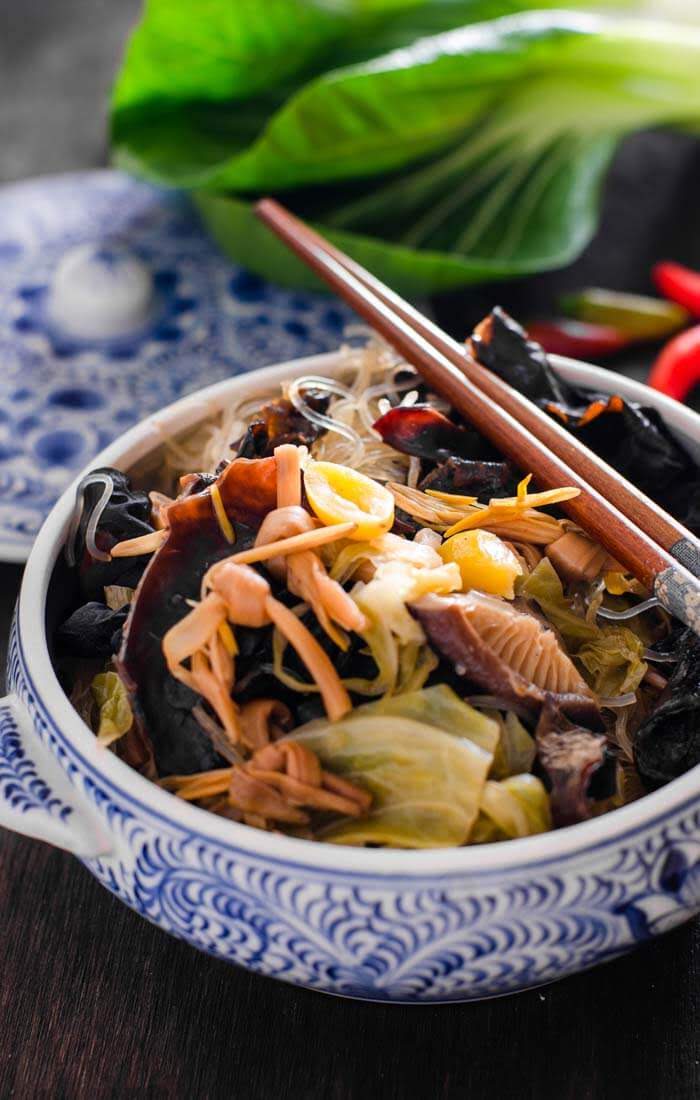Vegetables stew easy and delicious Chap Chye