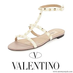 Princess Madeleine wore Valentino Rockstud Sandals