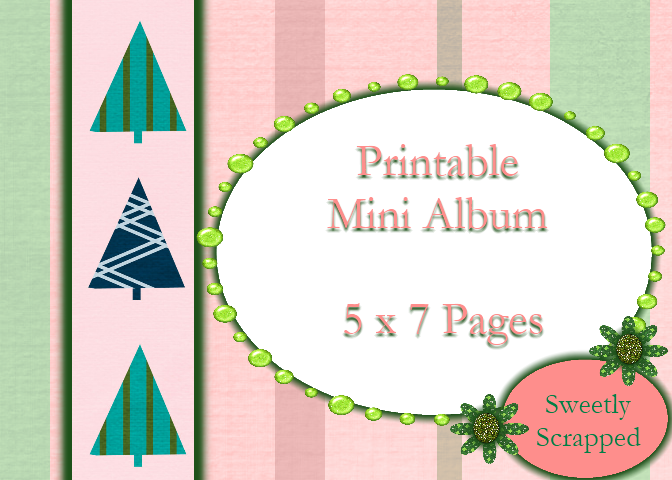 Sweetly Scrapped Free Printable Mini Album For Christmas 5 X 7 Sweetly Scrapped Free Printable Mini Album For Christmas 5 X 7