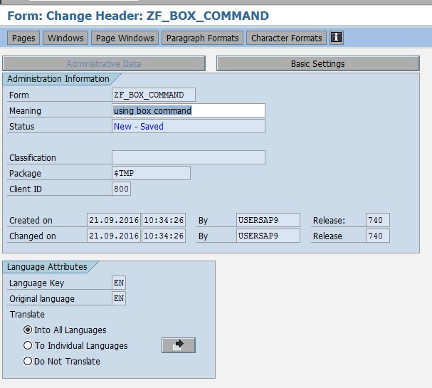 SAP ABAP, SAP UI5, SAP Fiori EXAMPLE ON BOX COMMAND IN