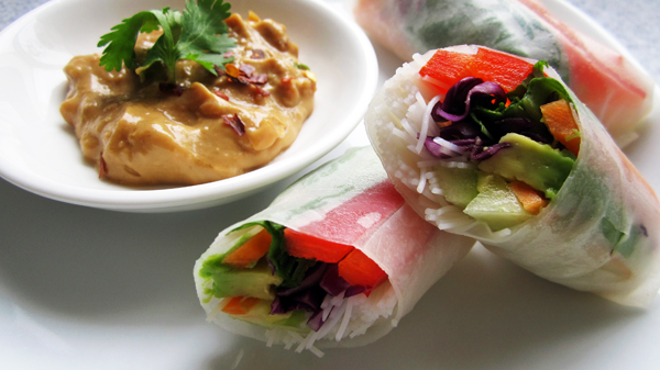 Vegan Salad Spring Rolls Vegan Salad Spring Rolls