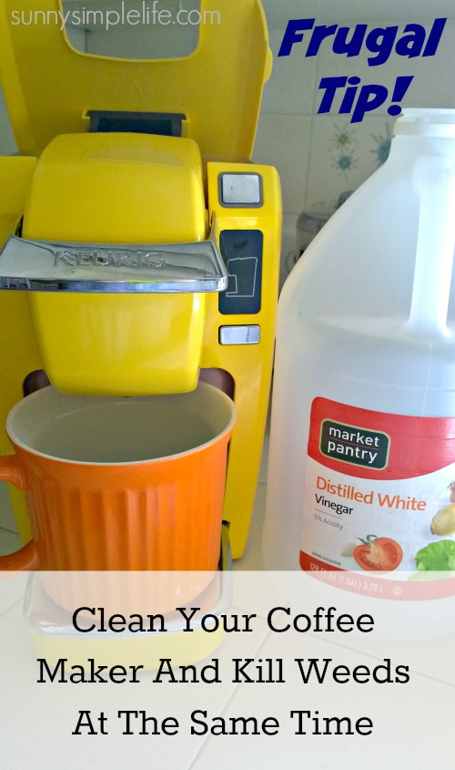 Sunny Simple Life: Clean Your Coffee Maker And Kill Weeds At The Same Time