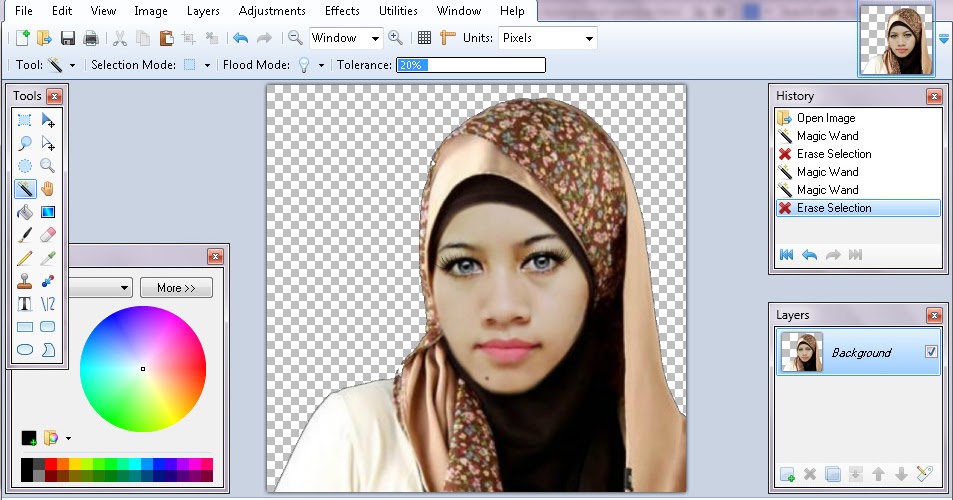 Cara Untuk Buang Background Gambar Guna Paint Malayunews