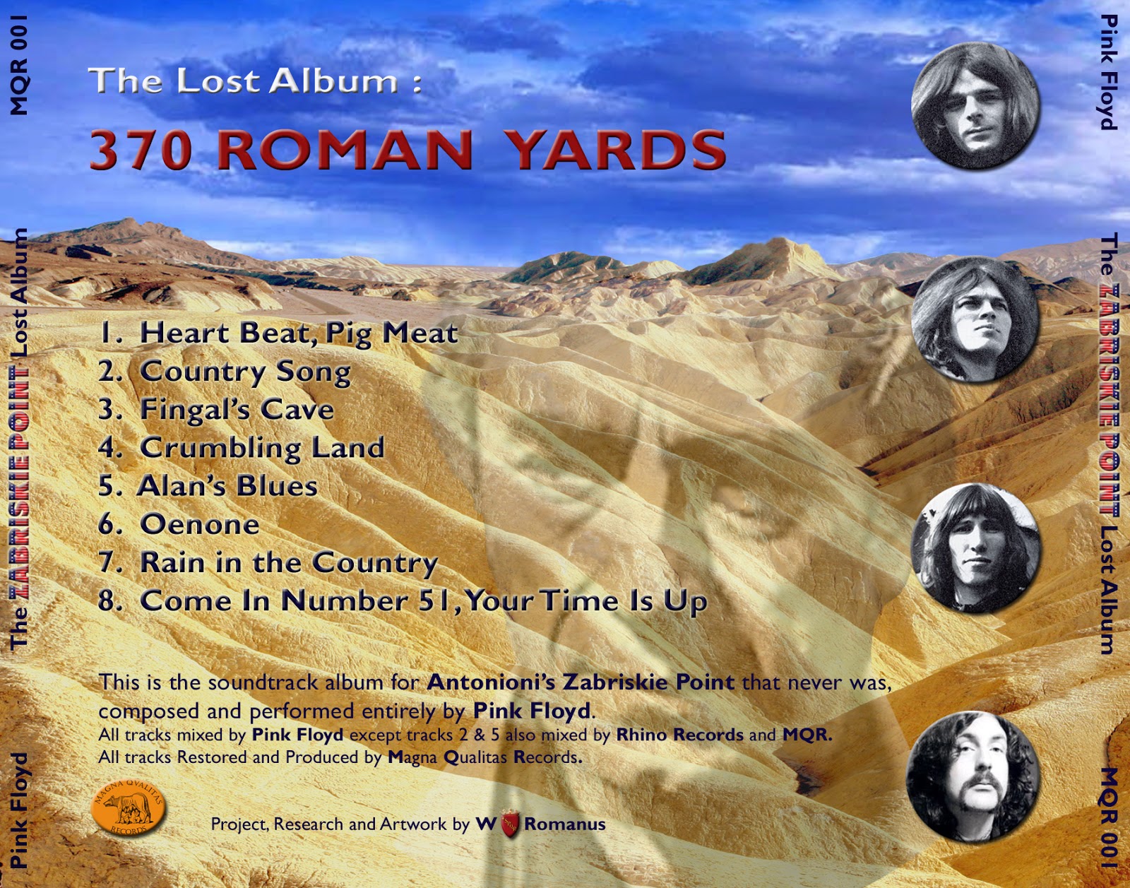 PINK FLOYD BOOTLEG ZABRISKIE POINT THE LOST ALBUM