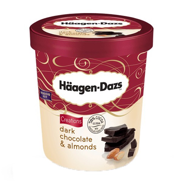 HäagenDazs lança o sabor Dark Chocolate & Almonds no Brasil Design