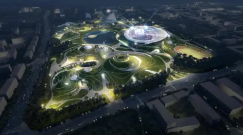 Campus sportif de Quzhou © MAD Campus sportif de Quzhou © MAD