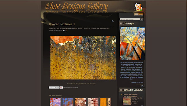 Chae Designs Gallery blog features Visual Art, Art Students & Art Classes!
