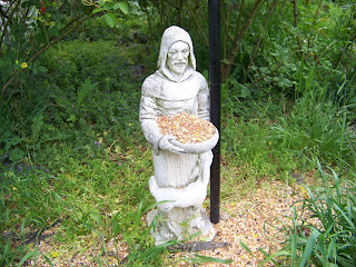Reinhardt Rose Garden St. Francis Bird Feeder
