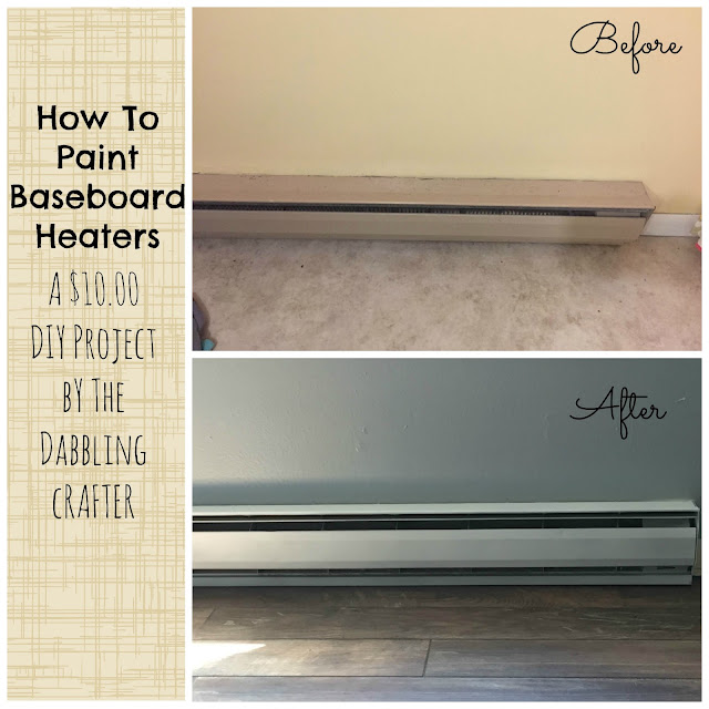 DIY Painting Baseboard Heaters The Dabbling Crafter