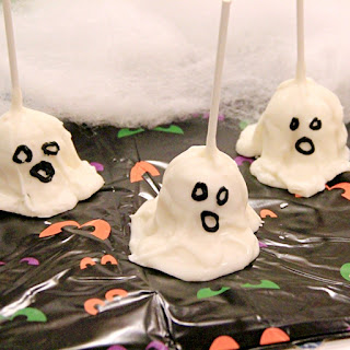 ghost pops on a plate