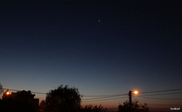 Vénus et Jupiter dans un ciel de matin