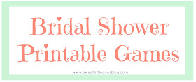 Bridal Shower Game Ideas - www.sweetlittleonesblog.com