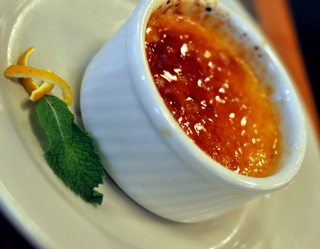 Blood Orange Creme Brulee at Rodizio Grill in Allentown, PA - Photo by Taste As You Go