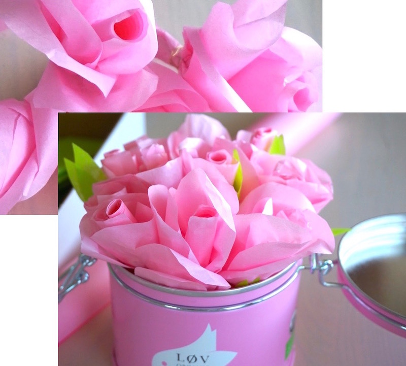 DIY Rosen aus Papier basteln - wohnen & dekorieren im Frühling Fashion