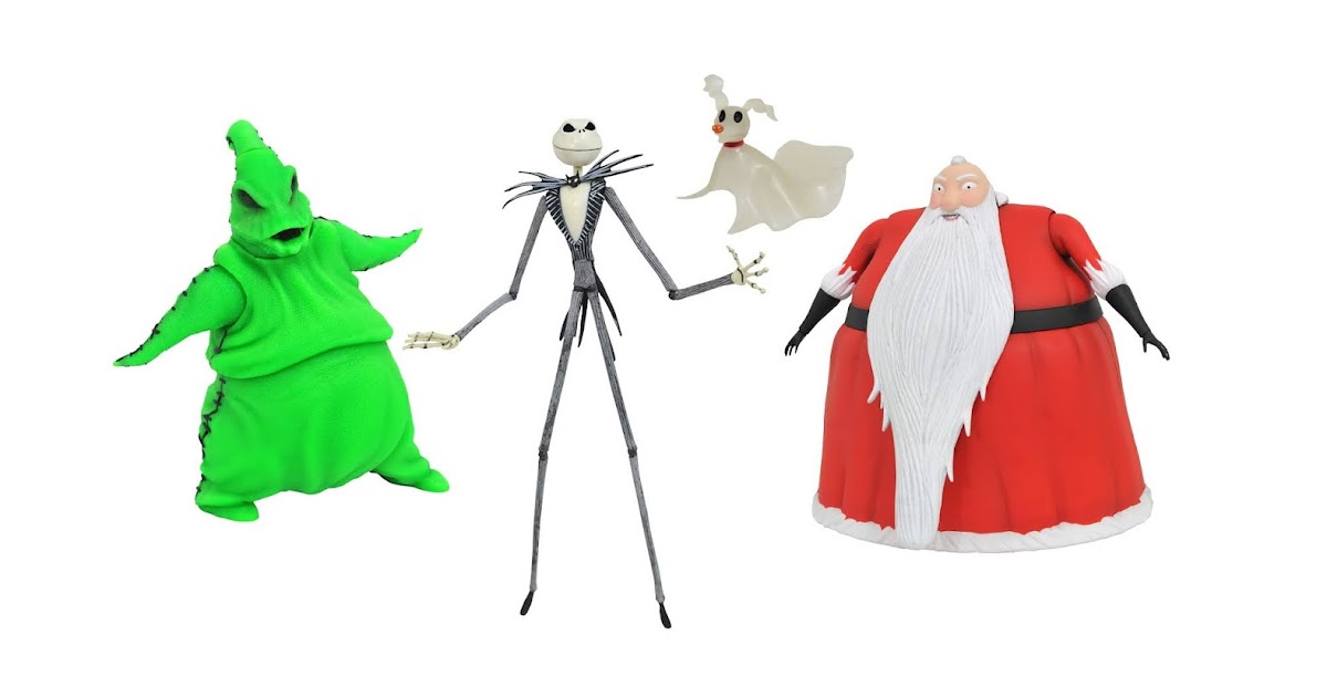 Nightmare Before Christmas San Diego Comic Con 2022 The Blot Says...: Sdcc 2020 Exclusive The Nightmare Before Christmas  Lighted Action Figure Box Set By Diamond Select Toys