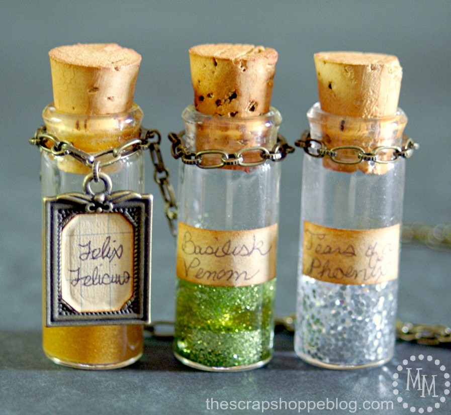 harry potter potion necklaces