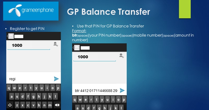 Balance Transfer GP Balance Transfer GP