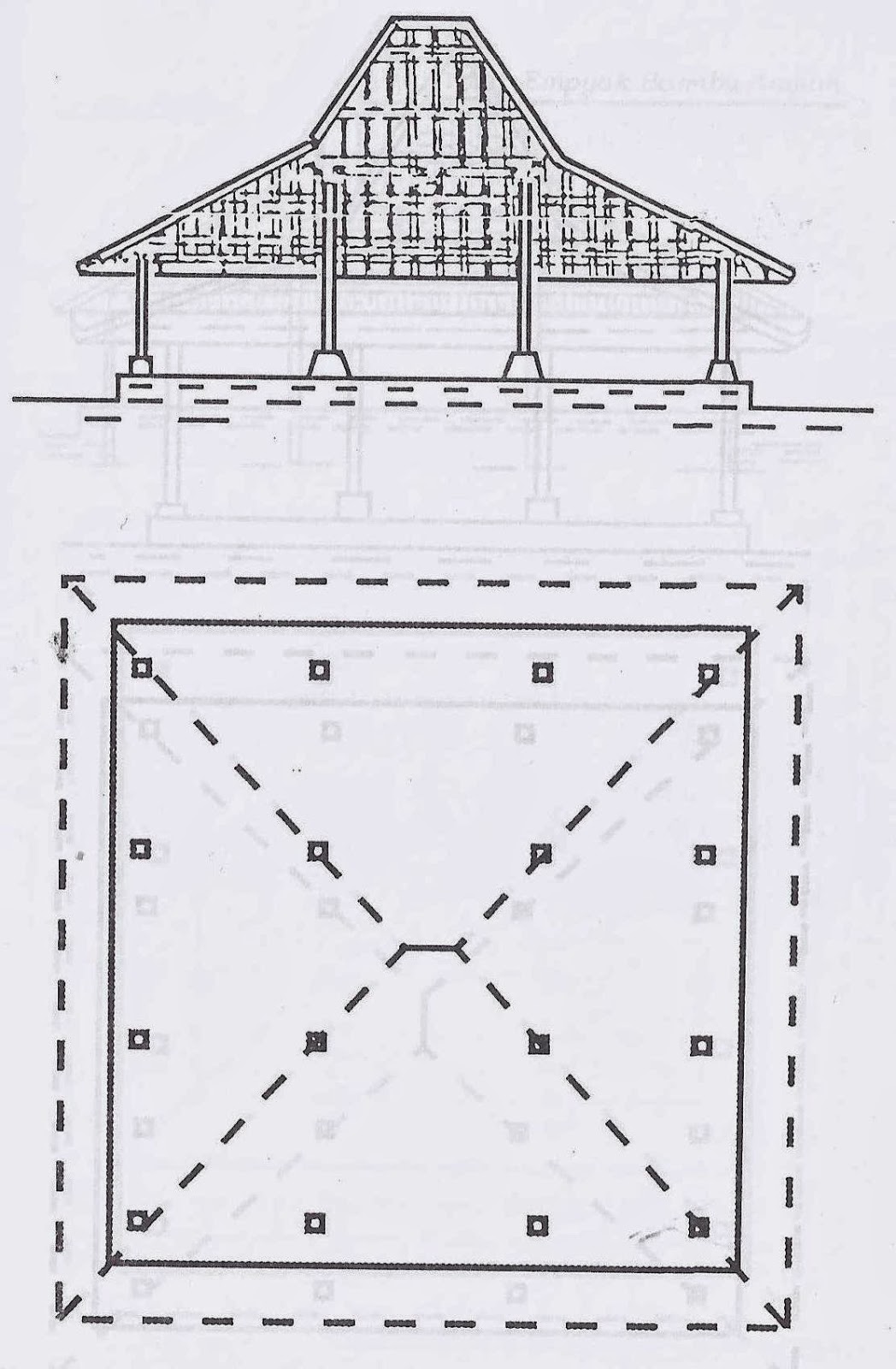 Gambar Ilustrasi Rumah Joglo Iluszi