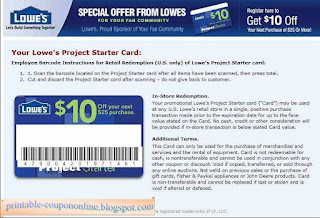 Free Printable Lowes Coupons Free Printable Lowes Coupons