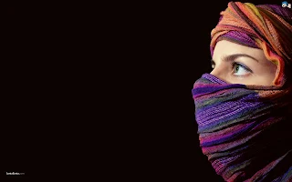 Wanita Muslimah Bercadar - Arab Woman In Hijab HD Wallpaper