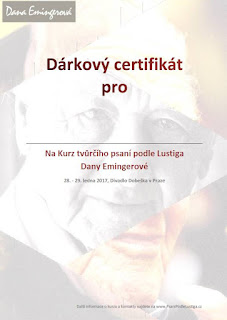 Dárkový certifikát kurz Arnošta Lustiga https://drive.google.com/file/d/0BwRYuLc_nulma2tTeTZVWjFud0U/view