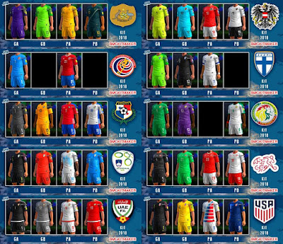 PES 2013 National Teams Kitpack World Cup 2018 by BMG Kitmaker