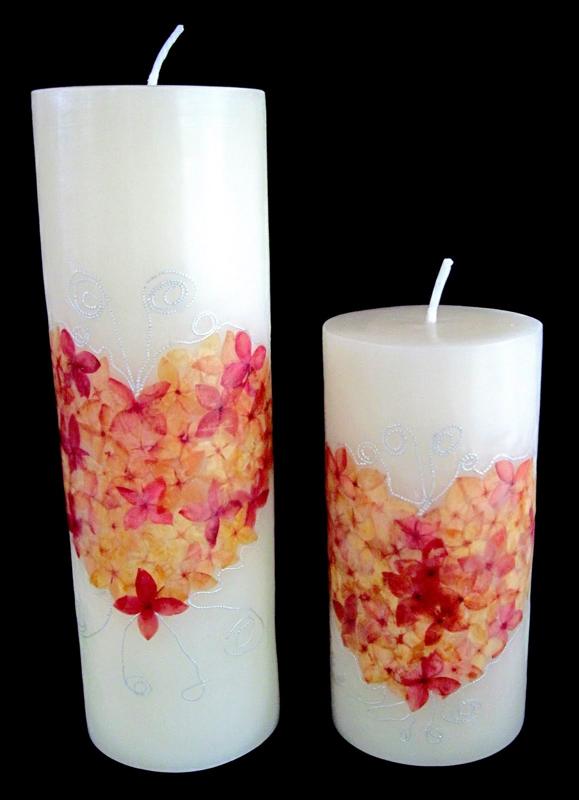 CALO CANDLES FLOWER EMBEDDED CANDLES