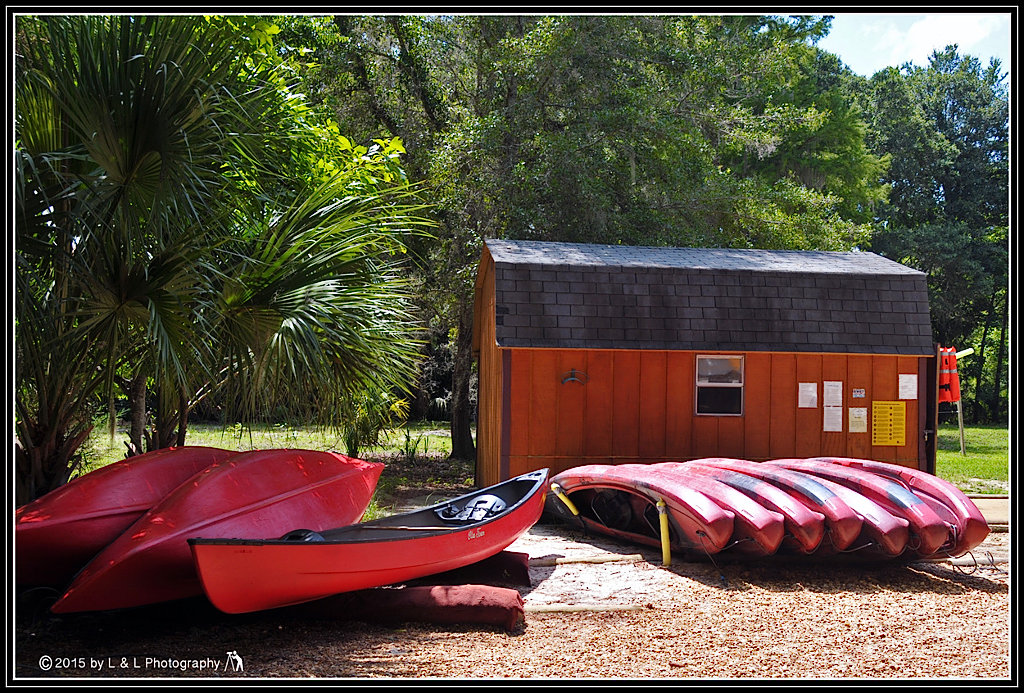 Ocala, Central Florida & Beyond Canoe & Kayak Shed/Shelter Silver