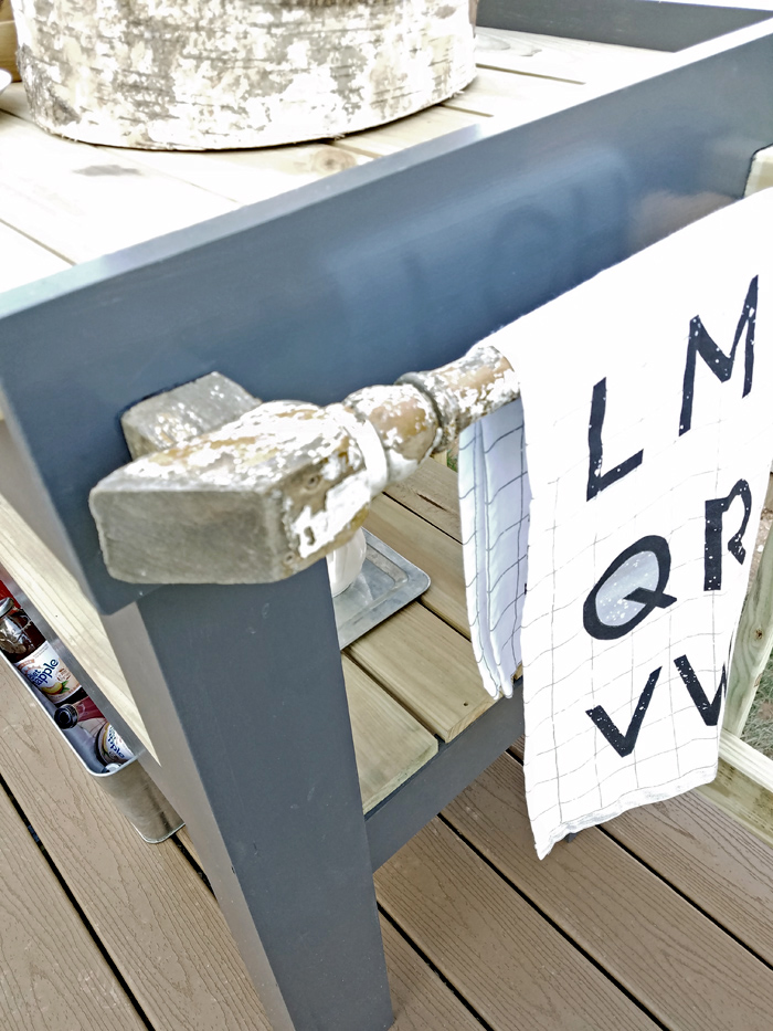 DIY Outdoor Serving Cart Remodelando la Casa