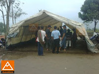 Tenda Pelayanan Kesehatan Merapi di Ketunggeng Muntilan