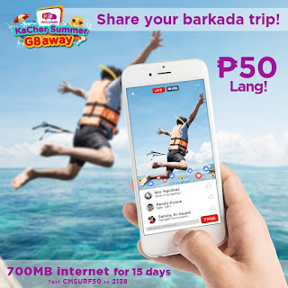 CMSURF50 : 700MB Internet Surfing for 15 Days, 50 Pesos Only! Cherry Prepaid