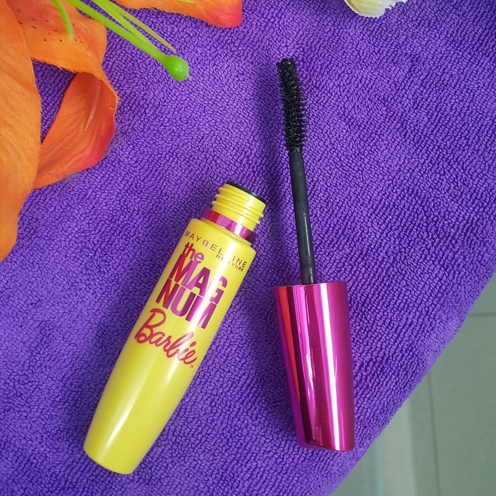 RIDZI MAKEUP NEW MAYBELLINE MAGNUM BARBIE MASCARA REVIEW
