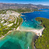 Απολαύστε το νέο εναέριο 3d κα νέες φώτο από την παραλία Μπελα Βράκα στα Σύβοτα