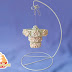Upside down hanging wedding cake