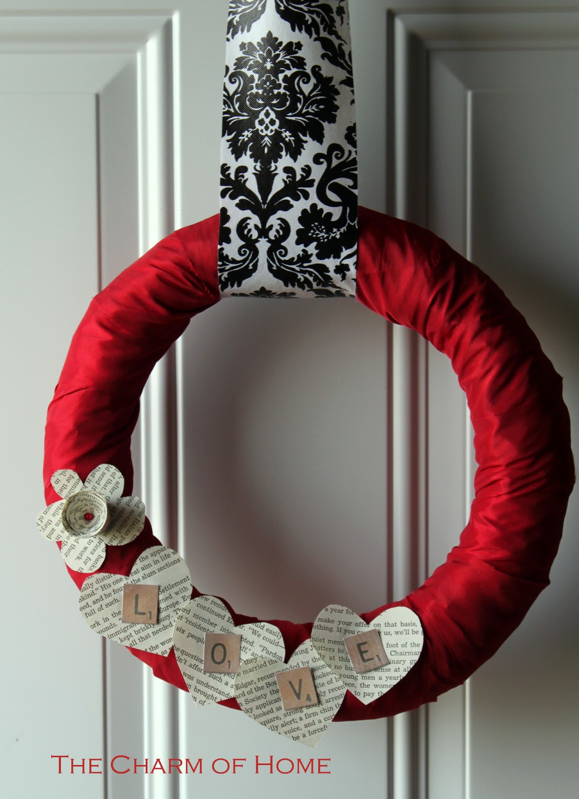 The Charm of Home Black & White & Red All Over