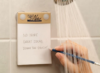 Tomar notas en la ducha - productos innovadores
