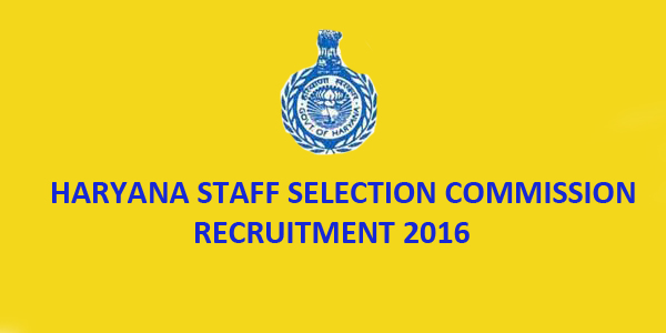 HSSC Recruitment 2016 Online Application: Haryana Staff Selection Commission (HSSC) Panchkula has released employment notification for the recruitment of 369 Fisheries Officers,Assistant and other jobs vacancy.