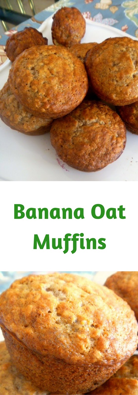 Slice of Southern Banana Oat Muffins