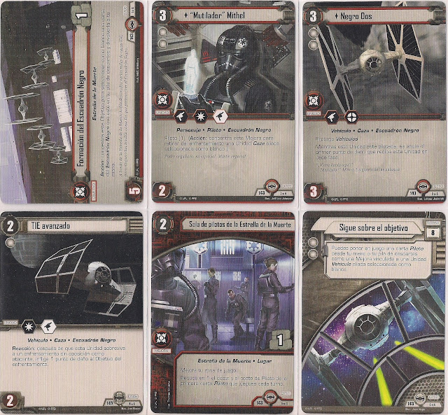 Expansión Star Wars LCG: Ciclo Escuadrón Pícaro - Preparados para despegar Formación del Escuadrón Negro