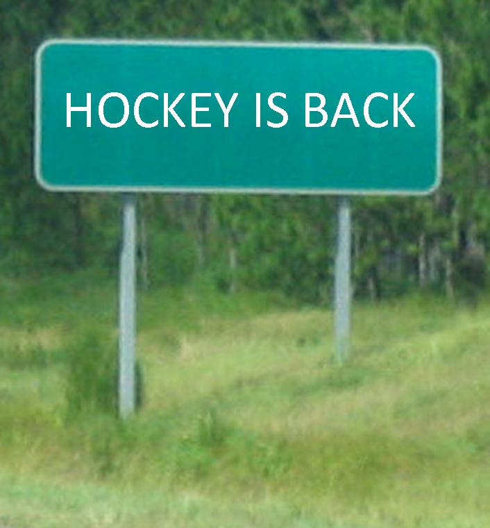 Down Goes Avery Signs that hockey season is approaching