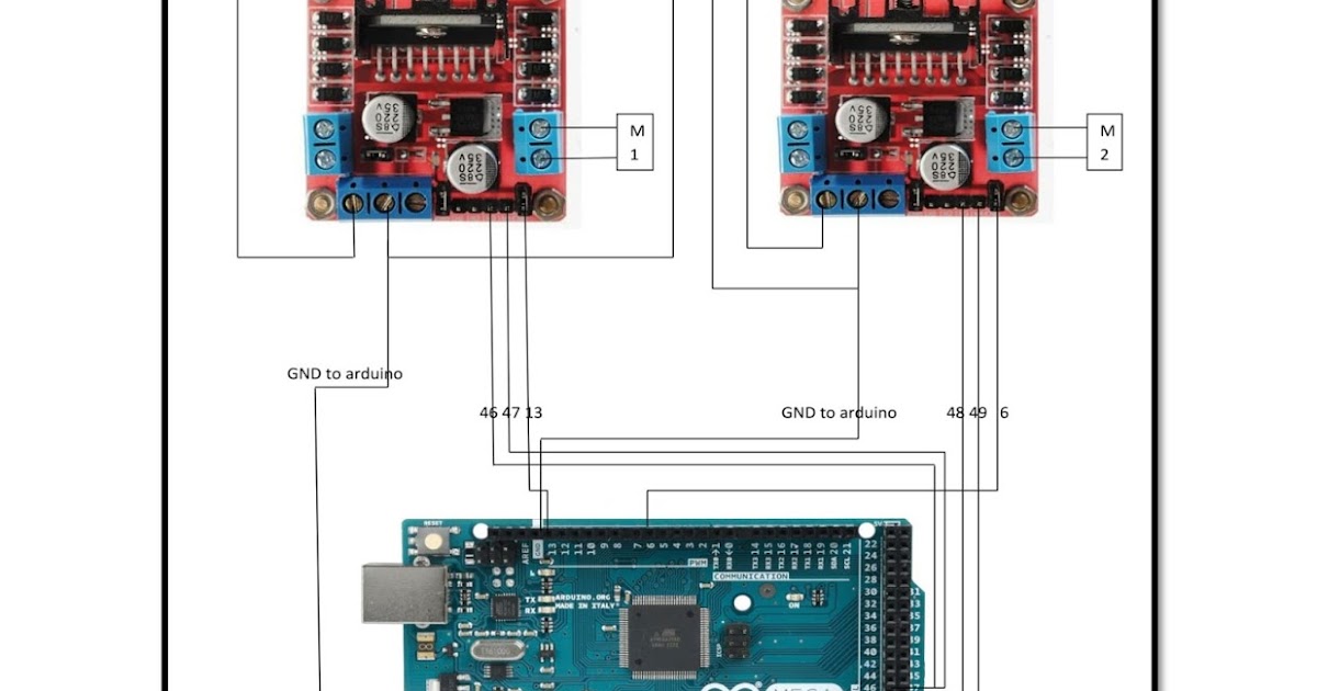L298n Motor Driver With Arduino Mega 2560 - vrogue.co